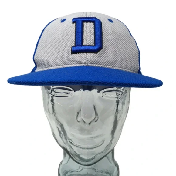 Los Angeles Dodgers Baseball Cap MLB Blue Gray Zephyr Fitted Size M/L Hat - Picture 1 of 8